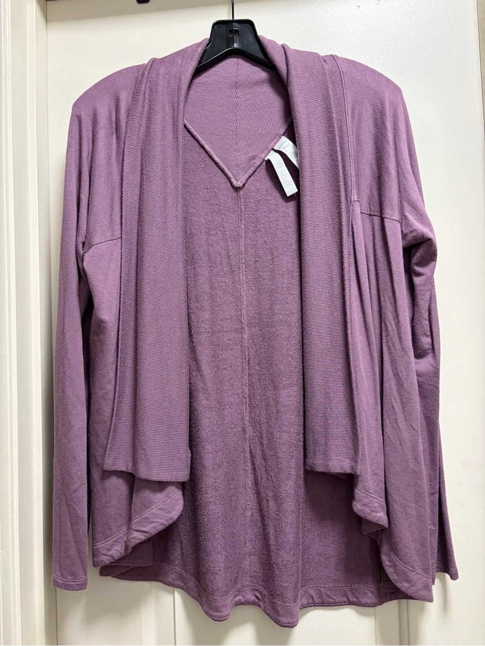 Athleta Nirvana Wear Two Way Wrap Cardigan — Dusty Mauve Size Small Yoga Pilates